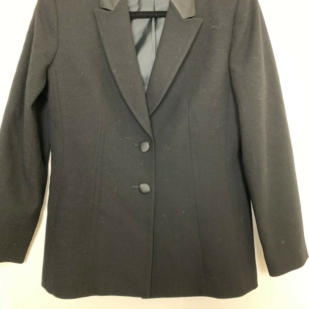 Le Suit black Tuxedo style school boy blazer - Picture 2 of 8